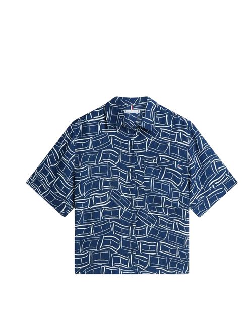 Camicia in lino a manica corta Tommy Hilfiger | WW0WW489250GY